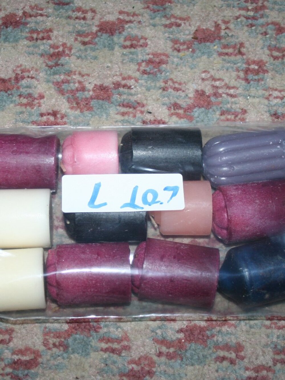 (12) Multi Color Highly Scent Disc.Paraffin Voltive Candle-Lite Early 2000s LT-7